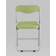 Складной стул Джонни экокожа салатовый каркас металлик