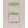 Складной стул Джонни экокожа салатовый каркас металлик