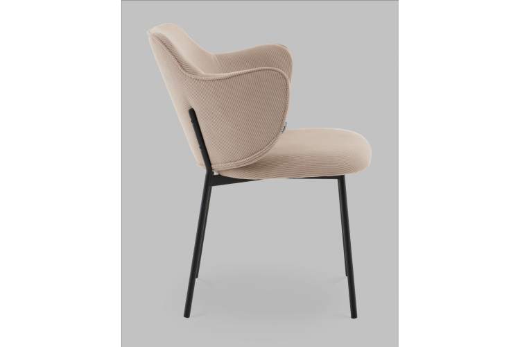 Стул Джиннет велюр бежевый-3