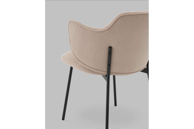 Стул Джиннет велюр бежевый-7