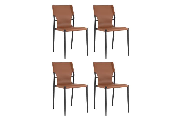 Стул обеденный West коричневый NC 4 шт.