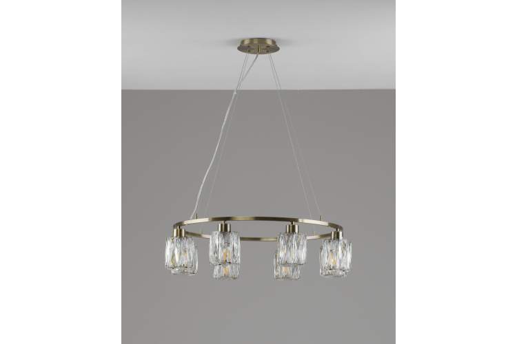 Люстра подвесная Moderli V11685-8P Prismique-1