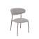 Стул обеденный Ayla серый серые ножки 2 шт.