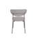 Стул обеденный Ayla серый серые ножки 2 шт.