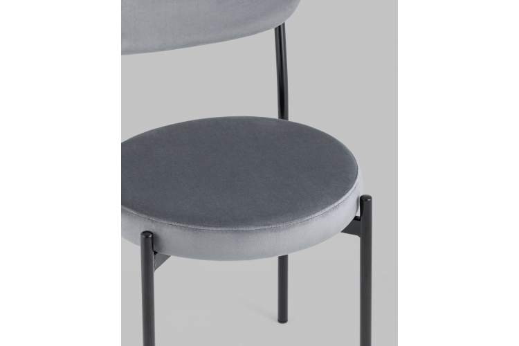 Стул Бриф NEW велюр серый 4 шт-7