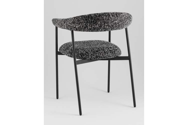 Стул обеденный Toko черно-белый-5