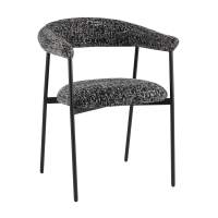 Стул обеденный Toko черно-белый