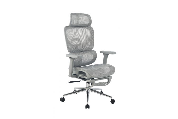 Кресло офисное TopChairs Vertus серая сетка