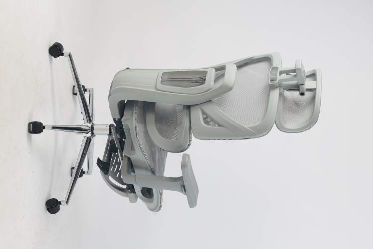 Кресло офисное TopChairs Vertus серая сетка-5