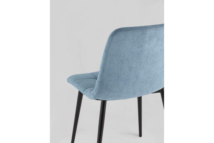 Стул Одди Original велюр пыльно-синий-6