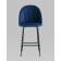 Стул полубарный Логан SN велюр синий