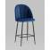 Стул полубарный Логан SN велюр синий