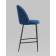 Стул полубарный Логан SN велюр синий