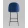 Стул полубарный Логан SN велюр синий