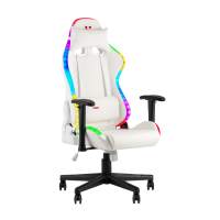 Кресло спортивное TopChairs GMM-080 белый на черной базе