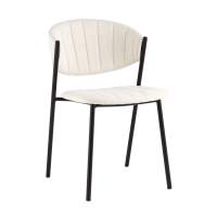 Стул Харпер ткань рогожка молочный Стул Харпер ткань рогожка молочный