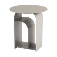 Журнальный столик Arwel металл темно-серый в гостиную