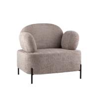 Кресло Кэнди ткань букле капучино в гостиную