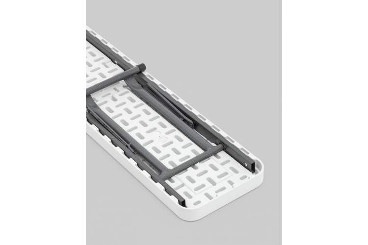 Скамейка складная 152*25*42 см белая-5