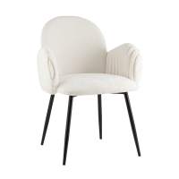 Стул обеденный Wave Stripes букле белый Стул обеденный Wave Stripes букле белый