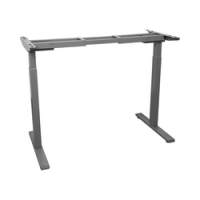 Подстолье для стола с электроприводом и регулировкой высоты, 2 мотора, память 3 уровня высоты, серый