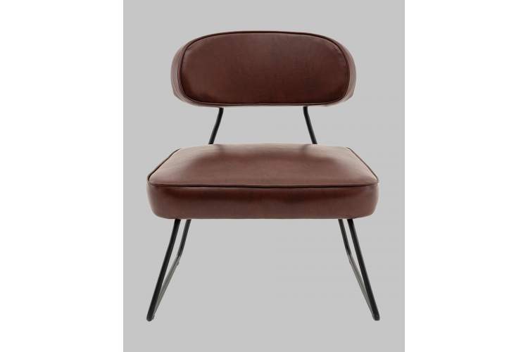 Кресло Kate new ткань экокожа бордово-коричневый-2