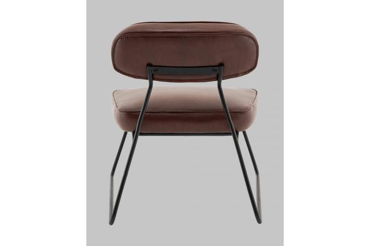 Кресло Kate new ткань экокожа бордово-коричневый-4