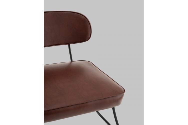 Кресло Kate new ткань экокожа бордово-коричневый-7