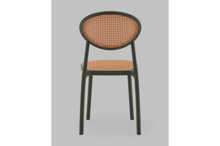 Стул Junie пластиковый зелёный-4