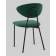 Стул обеденный Квинси велюр зеленый