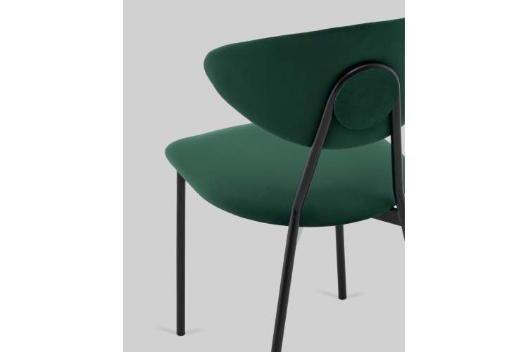 Стул обеденный Квинси велюр зеленый-7