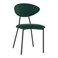 Стул обеденный Квинси велюр зеленый