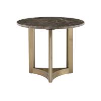 Журнальный столик Кассия 60*60 см темная керамика