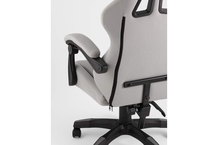 Кресло спортивное TopChairs Druid серый ткань-6