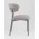Стул обеденный Ayla серый серые ножки