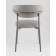 Стул обеденный Ayla серый серые ножки