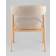 Стул обеденный Zubo с деревянными ножками бежевый