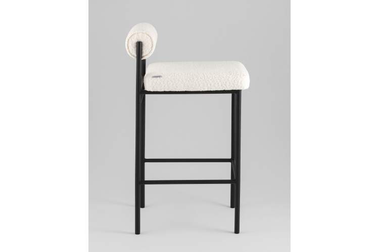 Стул полубарный Балла букле молочный-3