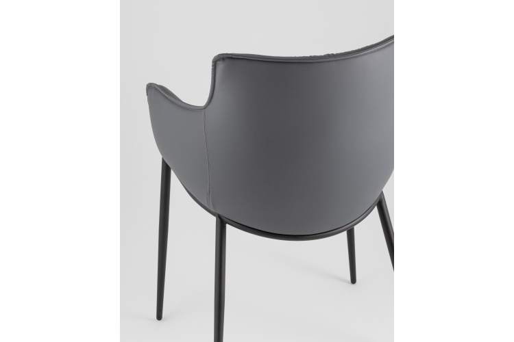 Стул Твигги экокожа темно-серый-6