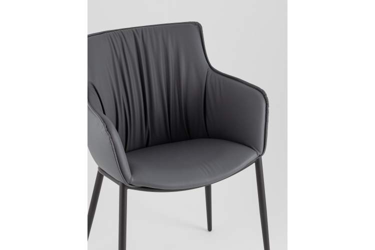 Стул Твигги экокожа темно-серый-7