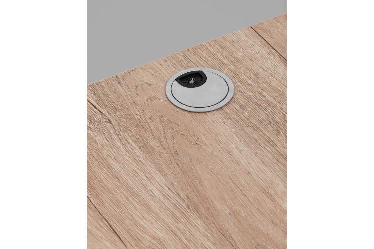 Стол с регулировкой высоты, 1 мотор, память 3 уровня высоты,белый, 120*60 см, светлое дерево-7