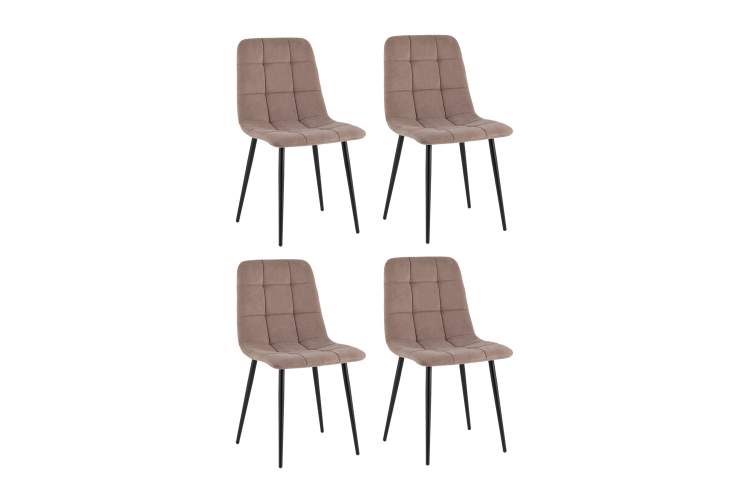Стул Одди Original велюр латте 4 шт.