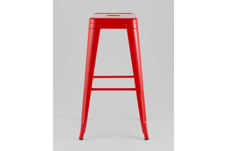 Стул барный TOLIX красный глянцевый KD-2