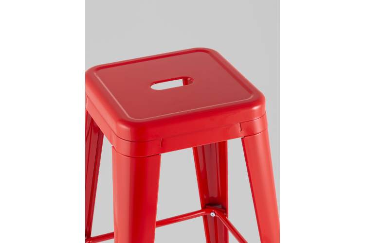 Стул барный TOLIX красный глянцевый KD-4