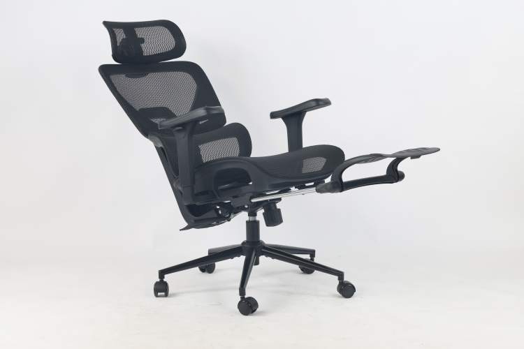 Кресло офисное TopChairs Vertus черная сетка-6