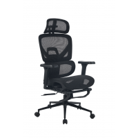 Кресло офисное TopChairs Vertus черная сетка