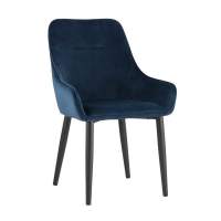 Стул Диана велюр сине-зеленый в гостиную