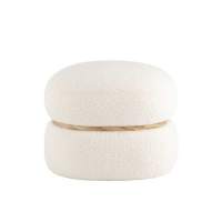 Пуф Полли L тедди белый