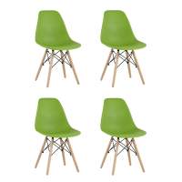 Стул Eames Style DSW зеленый x4 (разборный каркас) Стул Eames Style DSW зеленый x4 (разборный каркас)