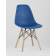 Стул Eames Style DSW синий x4 (разборный каркас)